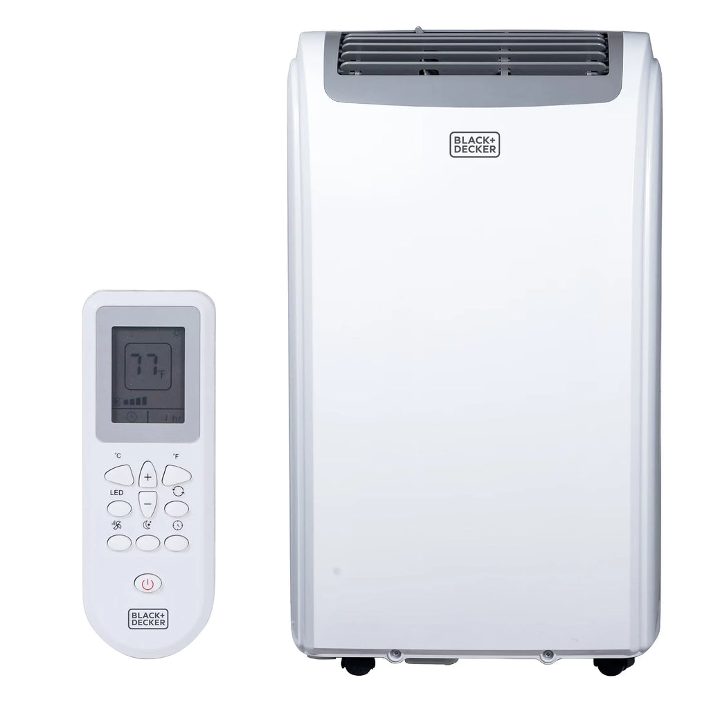 BLACK+DECKER Portable Air Conditioner 14,000-BTU 3-Speed 1,250-Watt With Remote - BPP10WTB