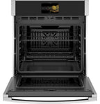GE APPLIANCES Single Wall Electric Oven, Black Stainless Steel - PKS7000SNSS