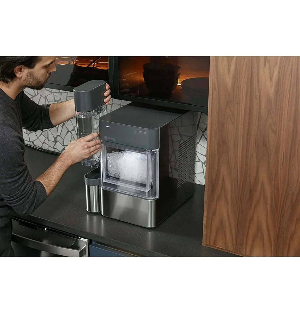 GE Profile Opal 2.0 Nugget Ice Maker, 24 Pounds Per Day, Black Stainless - XPIO23BCBT