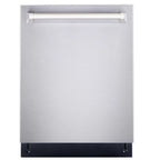 Cosmo 4-Piece Kitchen Appliance Package With 30 in Electric Range, 30 in Wall Mount Hood, 24 in Dishwasher And French Door Refrigerator