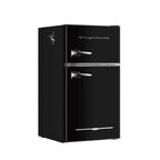 Frigidaire Retro Two-Door Compact Refrigerator With Freezer, 3.1 Cu. Ft., Red