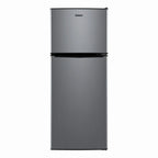 Galanz 4.6 Cu Ft Two Door Mini Refrigerator With Freezer, Stainless Steel - GL46TS5E