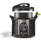 Presto Digital Pressure Canner, 12Qt, Black Stainless - 02144