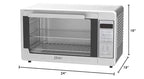 Oster Extra-Large Air Fryer Oven, 10-in-1, Stainless Steel
