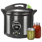 Presto Digital Pressure Canner, 12Qt, Black Stainless - 02144