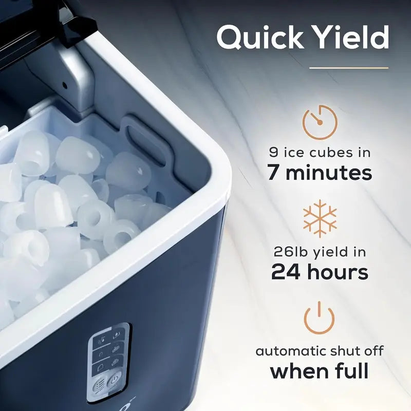 Igloo Portable Automatic Ice Maker, 26 lbs/Day, 1.5-Quart Water Tank - Self-Cleaning