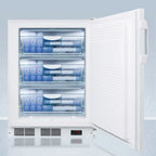 ADA Compliant 24 in Wide Built-In All-Freezer With Manual Defrost, Lock And -25C Capability