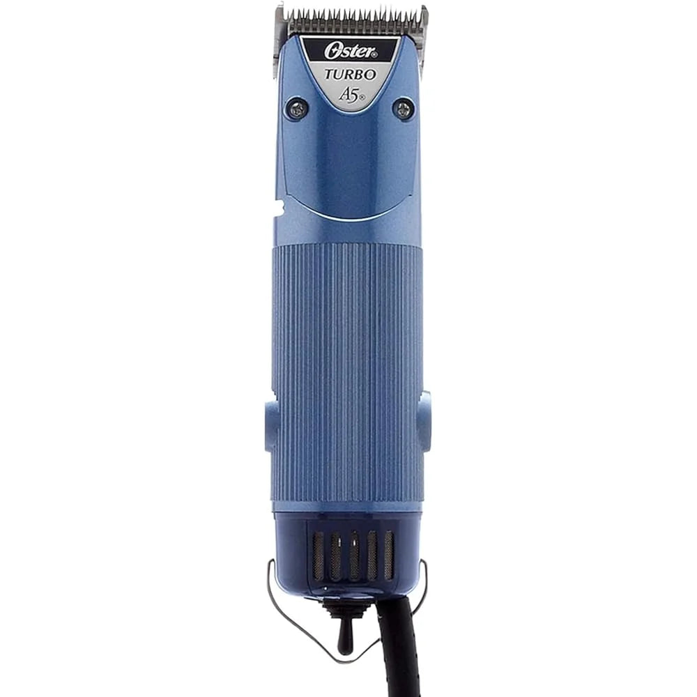 Oster Turbo A5 Heavy Duty Animal Grooming Clippers, Blue - A5