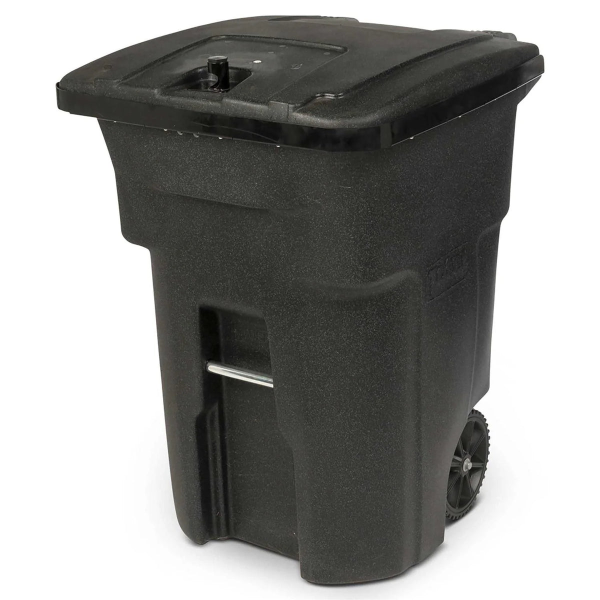 Toter Wheeled Trash Can, 96 Gallon, Black