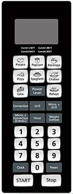Impecca Countertop Microwave Oven 1.2 cu. ft., 1000 Watts, Stainless Steel - CM-1295ST