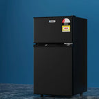 Devanti Bar Fridge Mini Freezer Refrigerator, 80L, Black