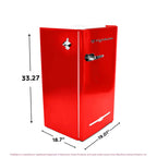Frigidaire Retro Bar Fridge, 3.2 Cu. Ft., Pink, 65-Watt - EFR376-C-PINK