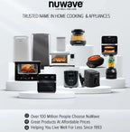 Nuwave Brio 8 Qt Air Fryer, 1800W, 50-400F Temperature Controls