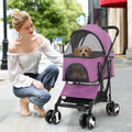 YRLLENSDAN 3-in-1 Pet Stroller With Detachable Carrier And 4 Wheels