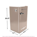 Frigidaire Retro Bar Fridge, 3.2 Cu. Ft., Pink, 65-Watt - EFR376-C-PINK