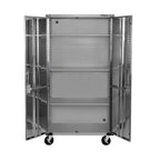 Seville Classics UltraHD Rolling Storage Cabinet, Granite, 36in W x 18in D x 72in H