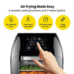 CHEFMAN Multifunctional Digital Air Fryer Rotisserie Dehydrator Convection Oven - 10-Liter