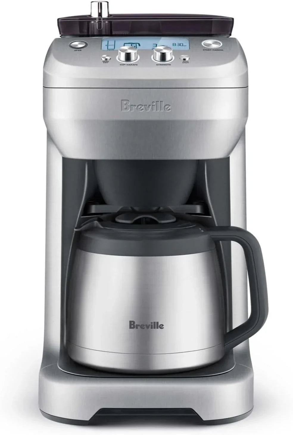 Breville Grind Control Coffee Maker With Grinder, Thermal Carafe, Brushed Stainless Steel - BDC650BSS