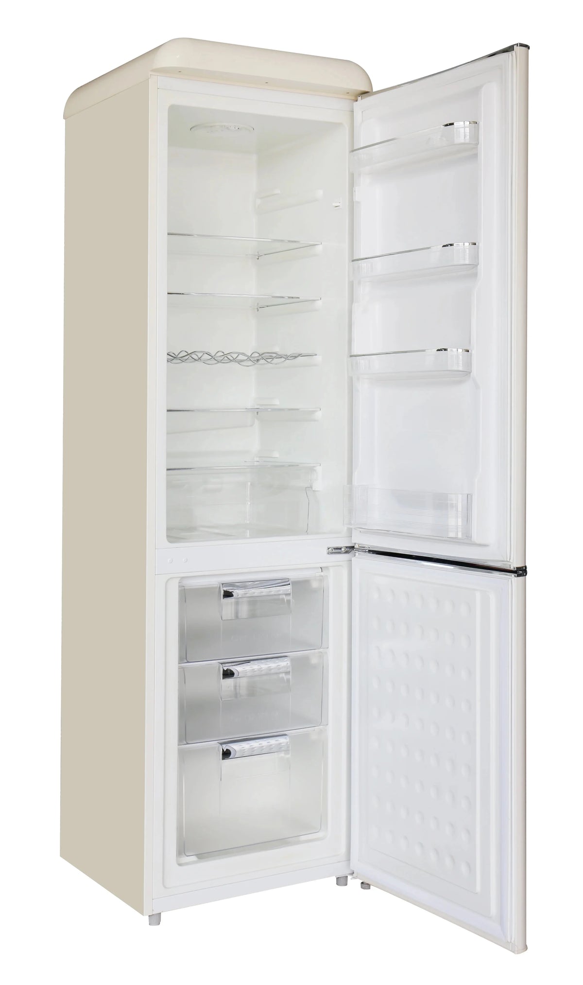 Frigidaire Bottom Mount Retro Refrigerator, 9.0 Cu. Ft., Black