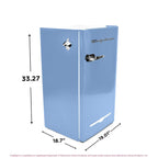 Frigidaire Retro Bar Fridge, 3.2 Cu. Ft., Pink, 65-Watt - EFR376-C-PINK