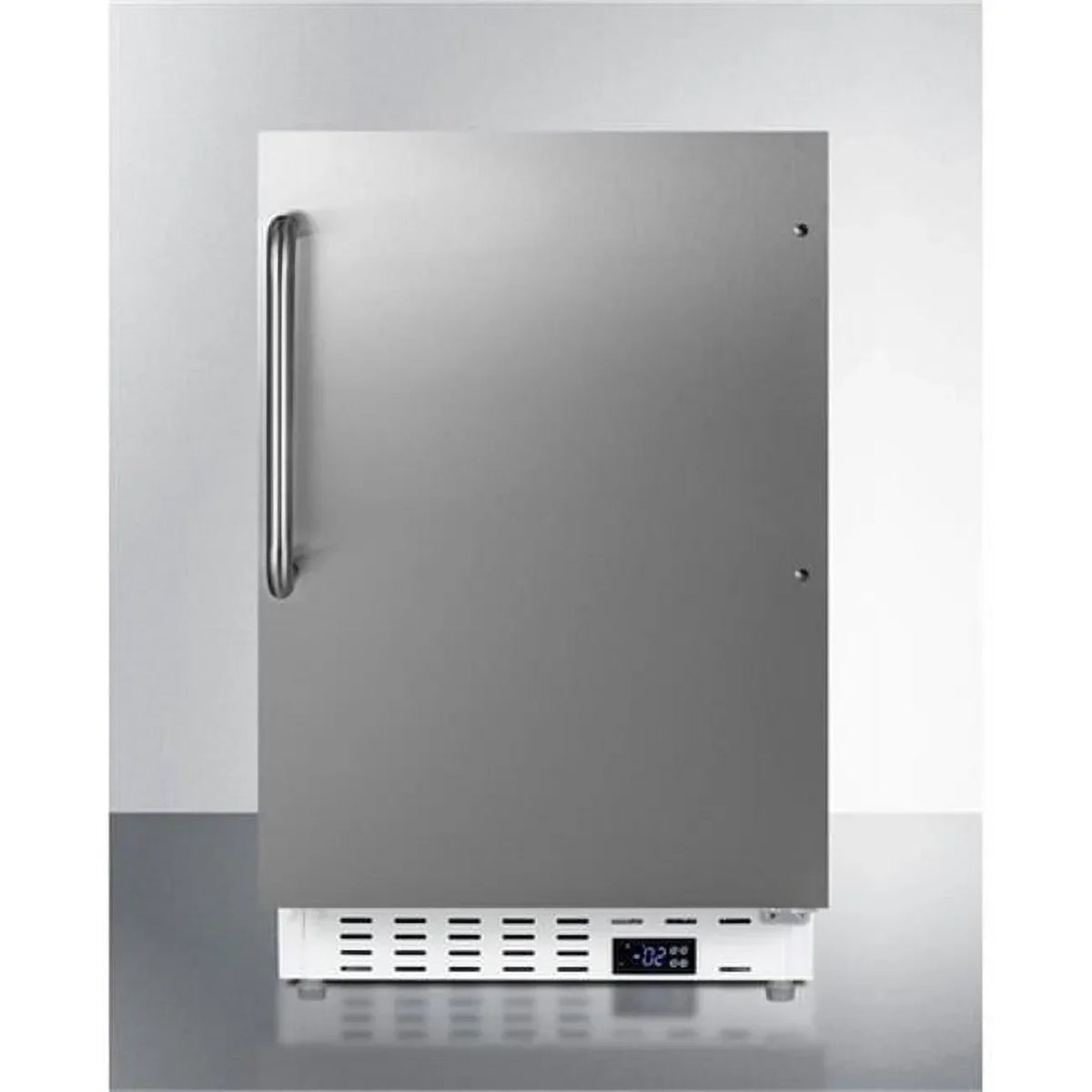 ADA Compliant Built-In Freestanding Manual Defrost All-Freezer, White Cabinet - 32 x 19.88 x 22.5 in