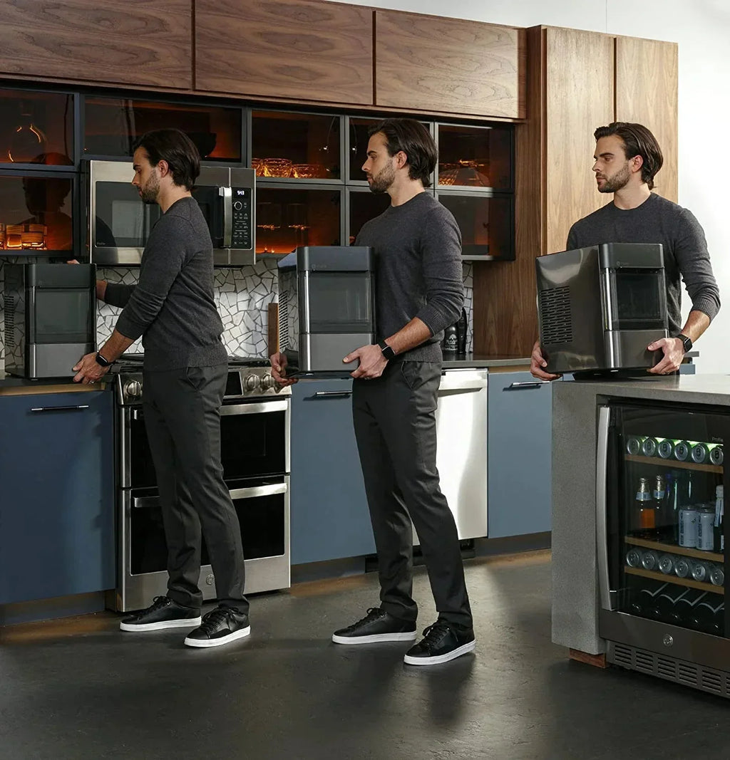 GE Profile Opal 2.0 Nugget Ice Maker, 24 Pounds Per Day, Black Stainless - XPIO23BCBT