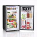 TINKLE WELL Mini Fridge With Freezer, 3.2 Cu Ft, Single Door, Silver