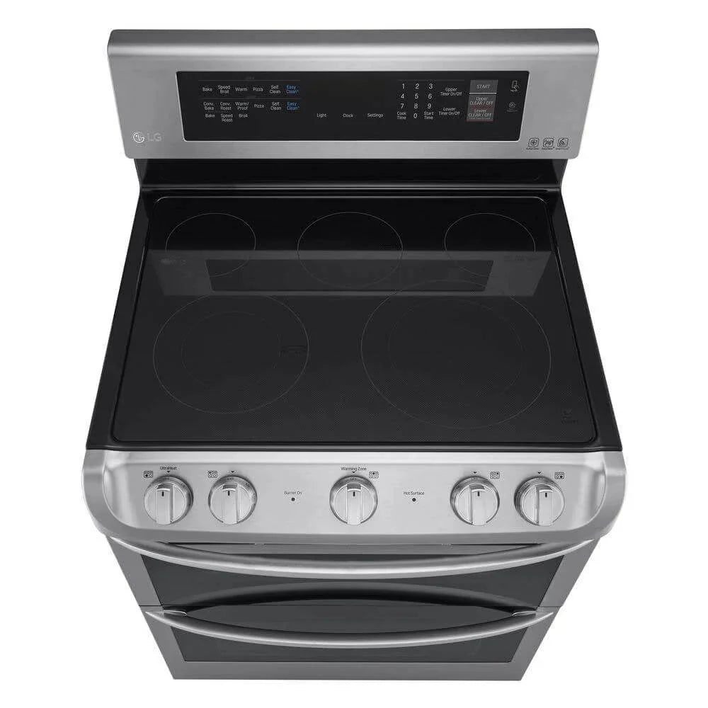 LG Double Oven Stainless Steel Electric Range, 7.3 Cu. Ft. - LDE4413ST