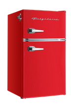 Frigidaire Retro Two-Door Compact Refrigerator With Freezer, 3.1 Cu. Ft., Red