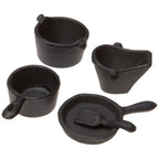 Old Mountain Mini Wood Cook Stove Set, Black, 12 in x 10 1/2 in x 5 1/2 in