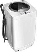 Giantex Portable Fully Automatic Top Load Washing Machine With Spin Dryer, 8 lbs