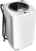 Giantex Portable Fully Automatic Top Load Washing Machine With Spin Dryer, 8 lbs