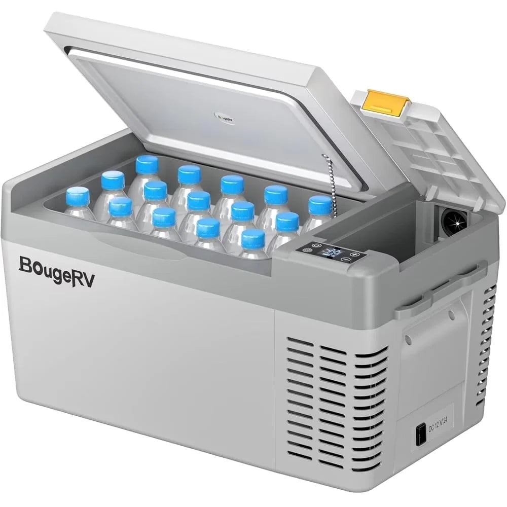 BougeRV Portable Car Refrigerator 21 Qt, 12 Volt, Black - CRPRO