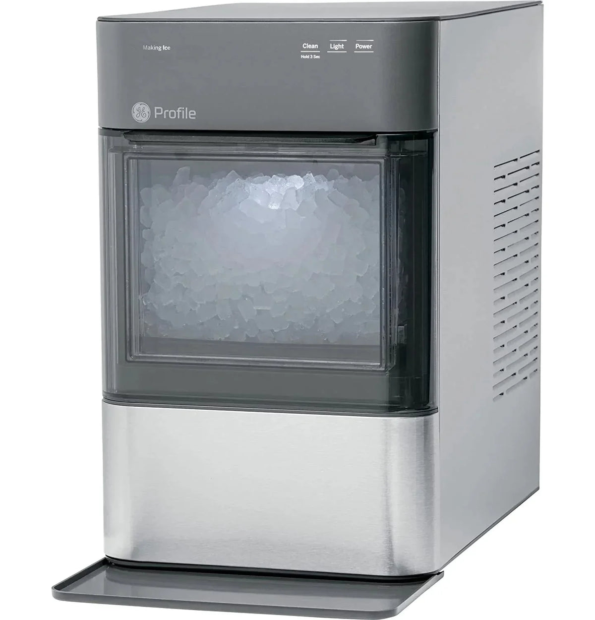 GE Profile Opal 2.0 Nugget Ice Maker, 24 Pounds Per Day, Black Stainless - XPIO23BCBT