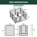 32 Inch Dog Playpen for Small Dogs