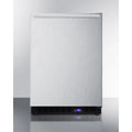 Frost-Free Built-In Undercounter All-Freezer With Stainless Steel Wrapped Exterior And Horizontal Handle
