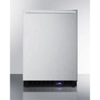 Frost-Free Built-In Undercounter All-Freezer With Stainless Steel Wrapped Exterior And Horizontal Handle