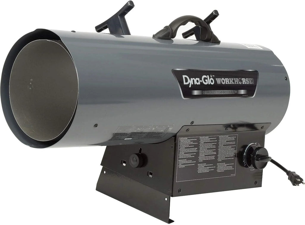 Dyna-Glo LP Forced Air Heater, 120K - 150K BTU - LPFA150WH