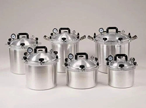 All American Pressure Cooker And Canner, 30 qt, Silver - 930