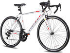 WEIZE Road Bike, 700C Wheel City Commuter Bicycle, Shimano 14 Speed Drop Bar, Racing Adult Bike with Caliper Brakes, High-Carbon Steel Hybrid Bikes
