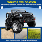 L8 Ride On Car 2 Seater 12V Kids Electric Car Remote Control 4-Wheel Suspension Bluetooth Speaker