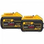 Dual Pack of DeWalt DCB609-2 20/60V MAX Flexvolt Li-Ion Batteries