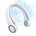 cIVPOWER Portable Neck Fan,Hands Free Bladeless Fan, Cooling Personal Fan,3 Speeds Adjustment,78 Air Outlet,Headphone Design,Rechargeable,USB