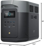 2400W Portable Power Station with Solar Generator Function