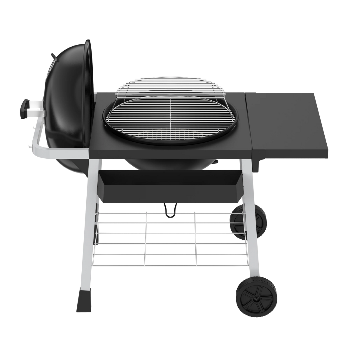 Expert Grill Kettle Cart with Pizza Accessories and Warming Rack
