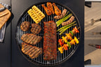 Expert Grill Kettle Cart with Pizza Accessories and Warming Rack