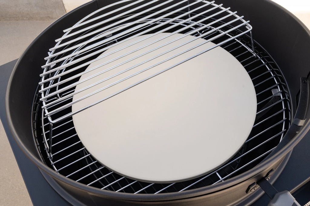 Expert Grill Kettle Cart with Pizza Accessories and Warming Rack