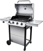 Char-Broil 463377319 Performance 4-Burner Cart Style Liquid Propane Gas Grill, Stainless Steel