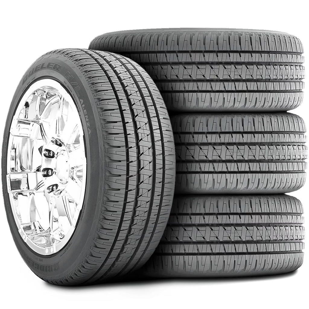 Set of 4 (FOUR) Bridgestone Dueler H/L Alenza 275/55R20 113H AS A/S All-Season Tires