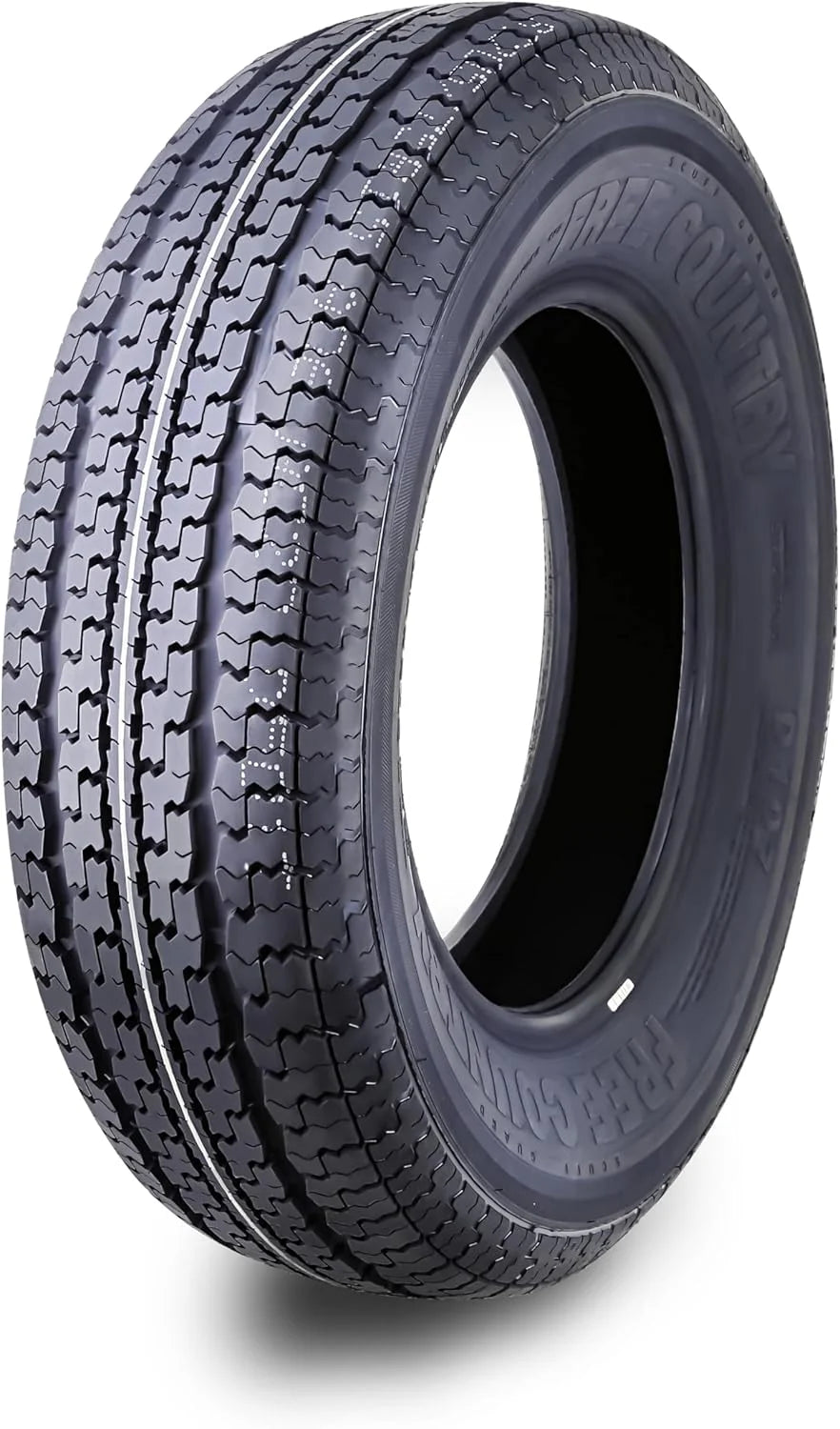 set of 4 Heavy Duty Trailer Tires ST205/75R15 205 75 15 10-Ply Load Range E Steel Belted Radial w/Scuff Guard